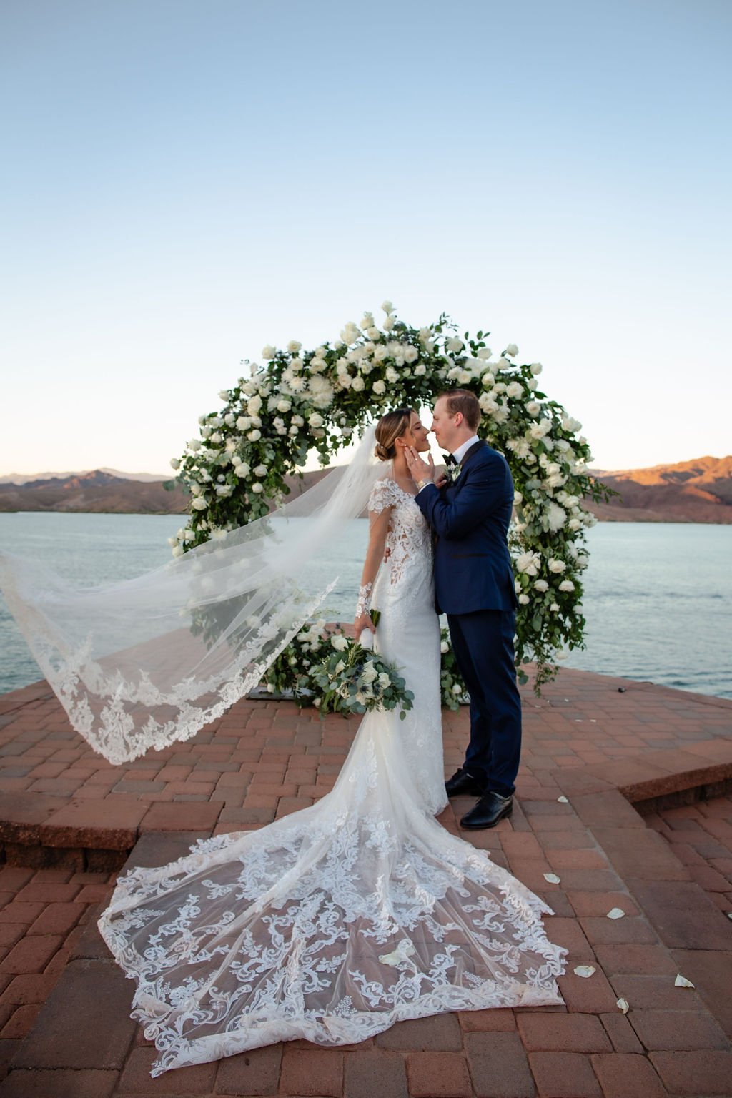 Havasu springs lakeside ceremony