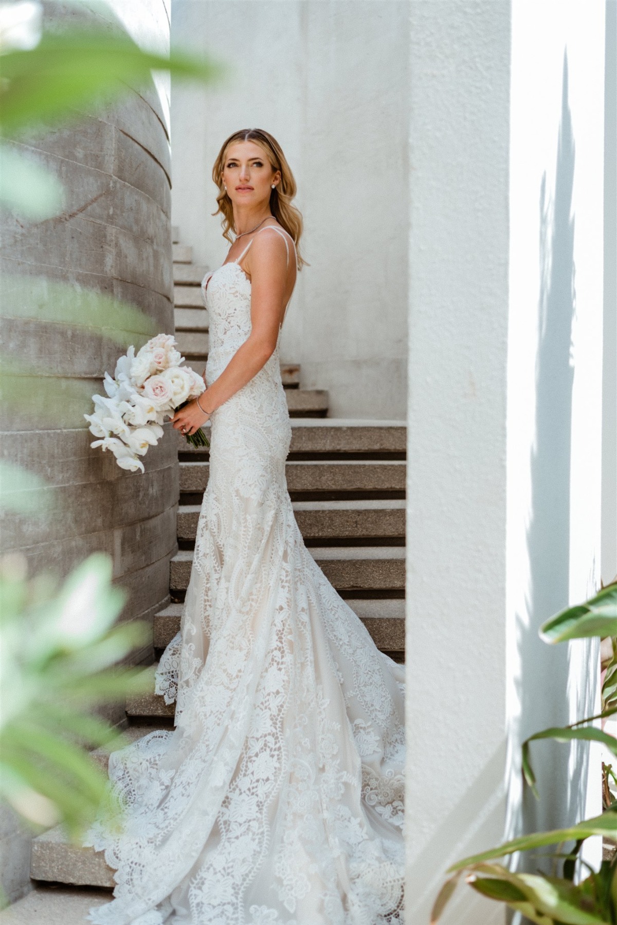 lace mermaid wedding gown