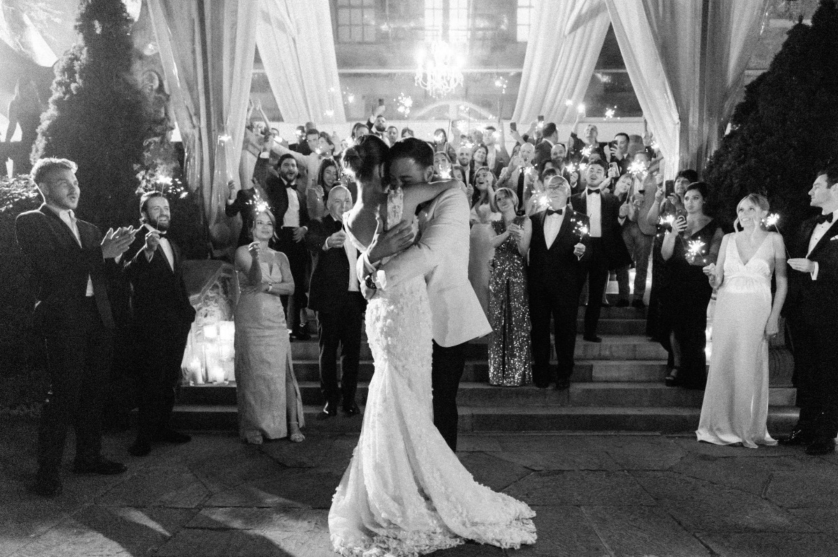 Sparkler first dance