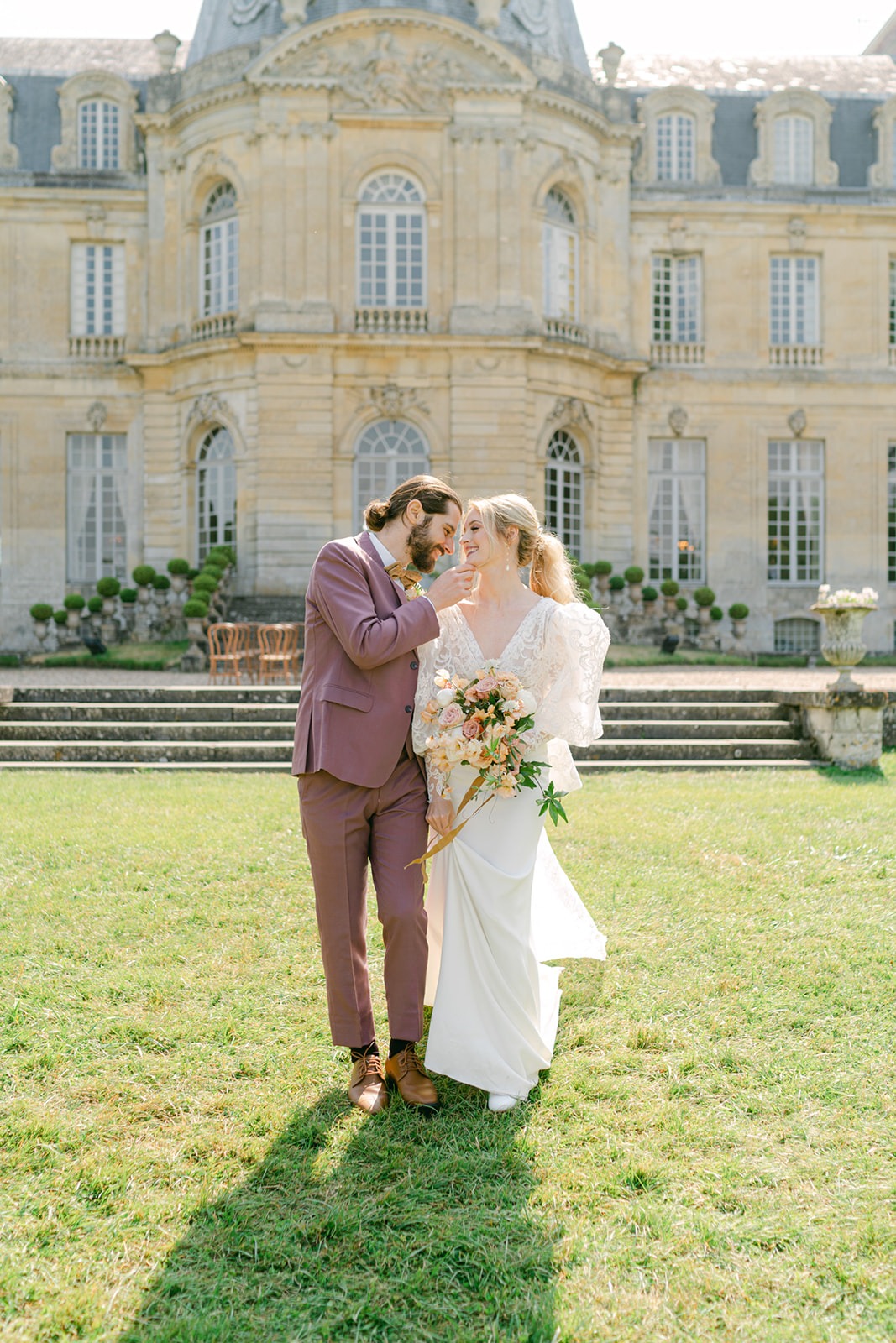 puff sleeve wedding dress