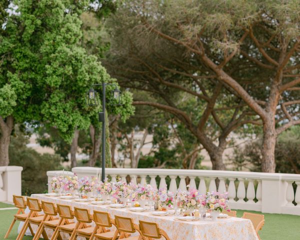 Modern Wedding Inspiration at Castel Bay Beaming in Color!