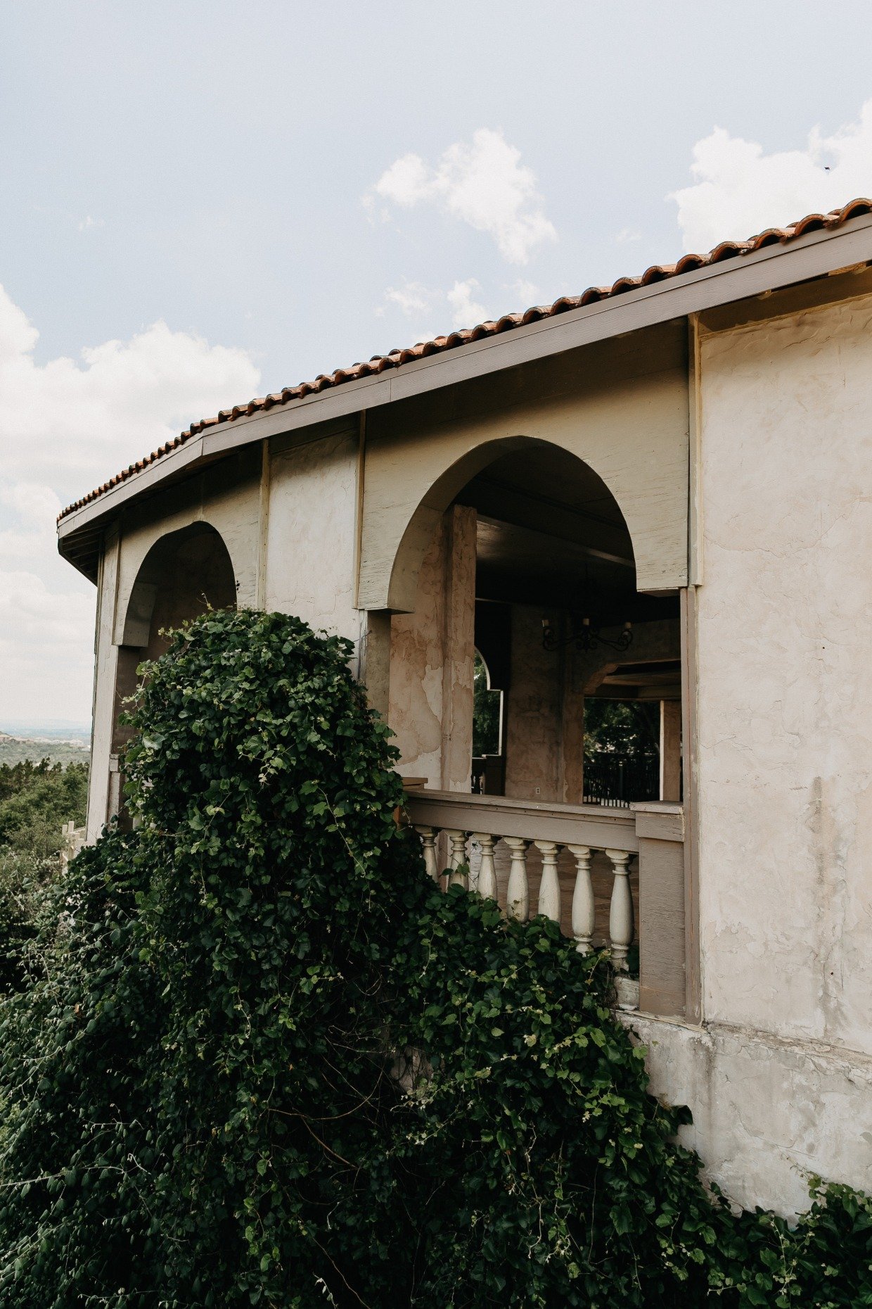 Juliette balcony at villa antonia in texas