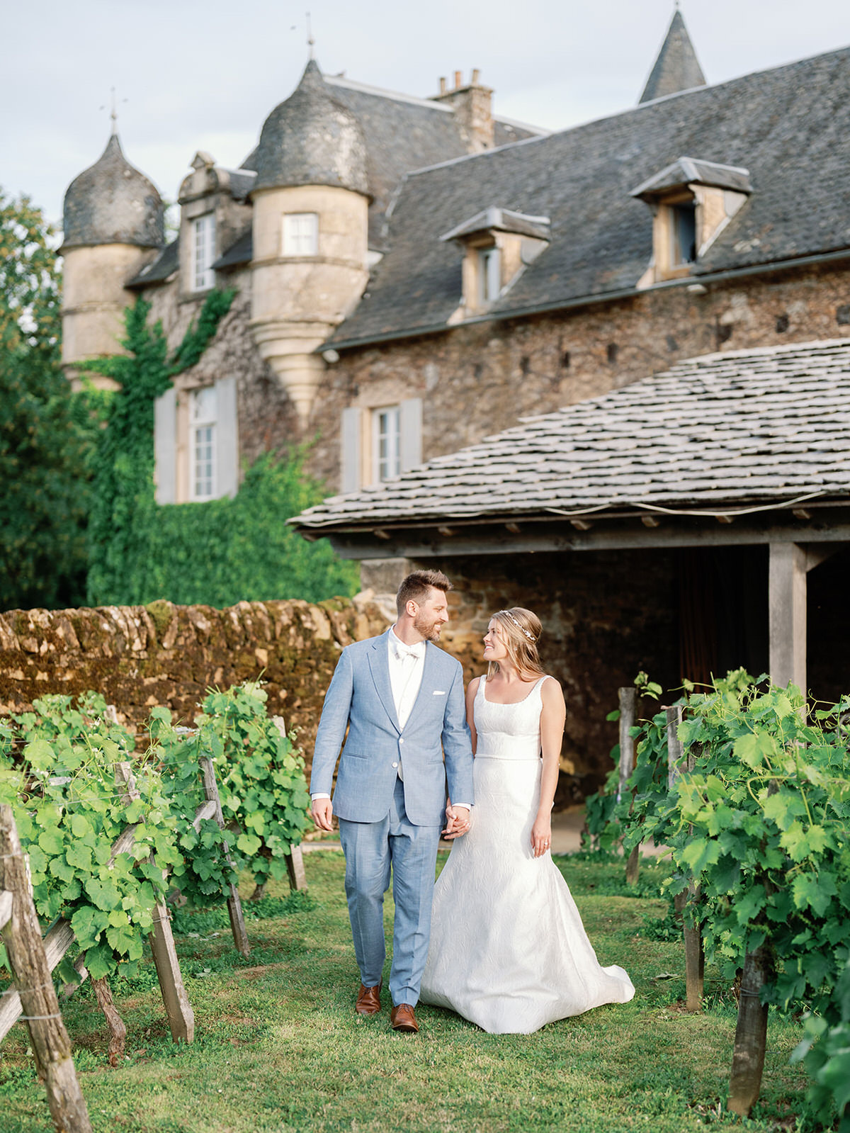 Summer Chic Destination Wedding at Chateau de Labro