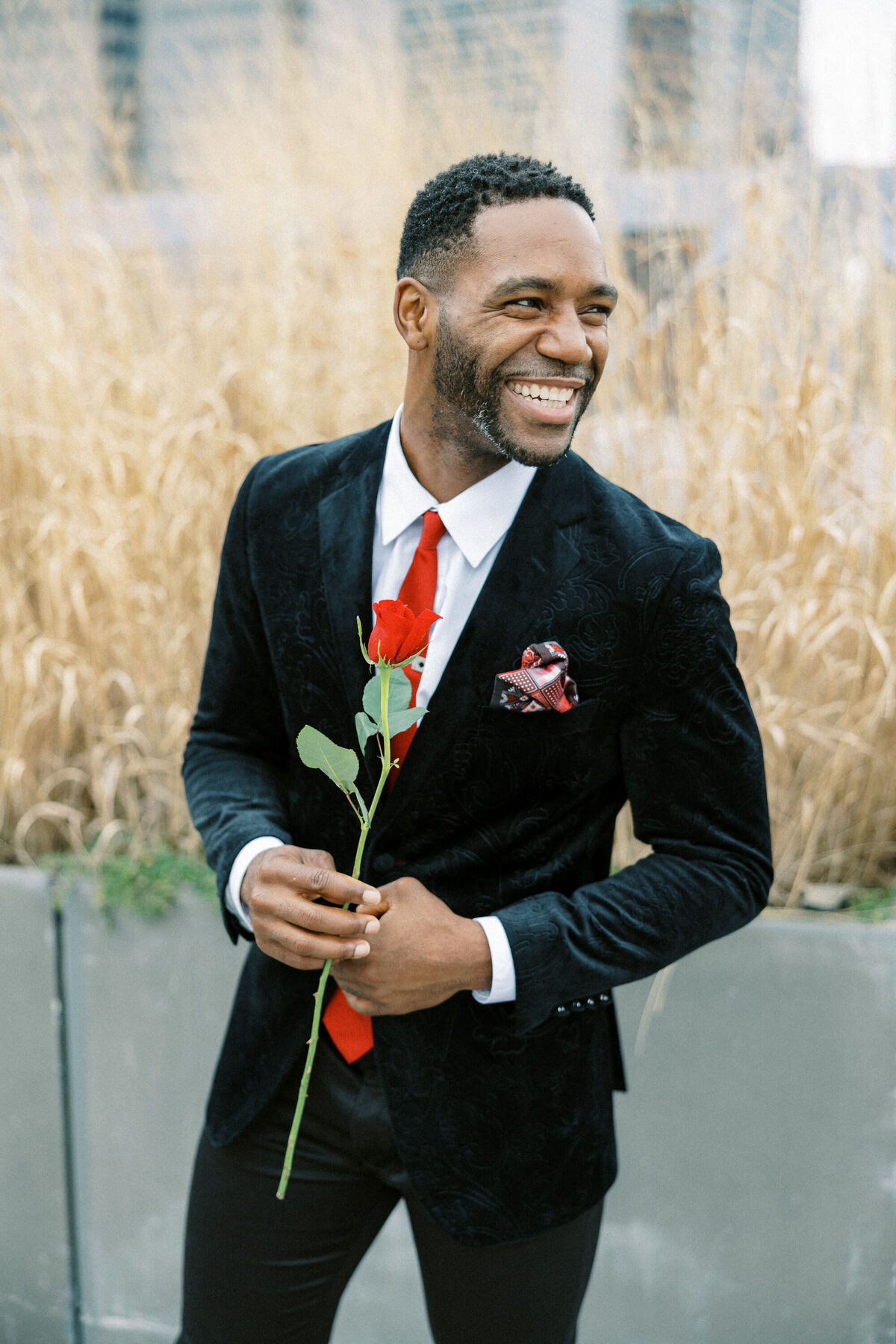 Valentine's Day inspired groom 