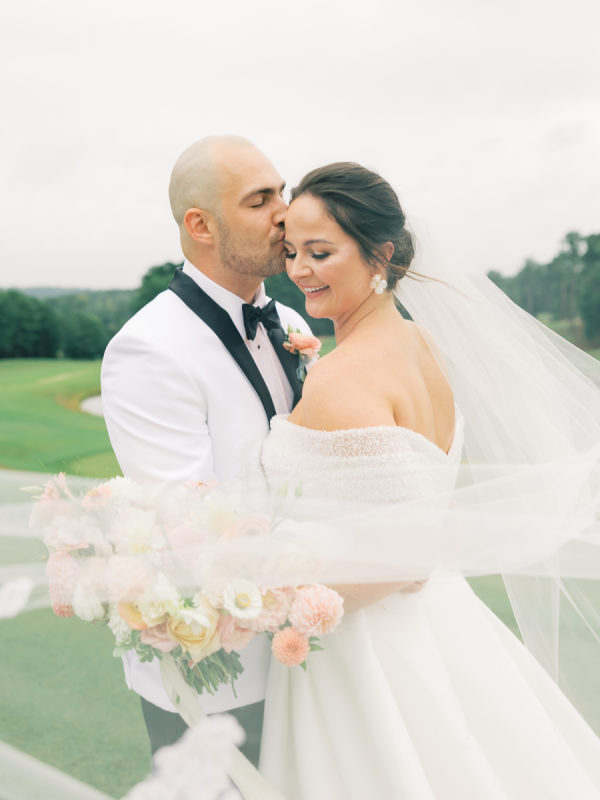 A Wedding Photographer Becomes The Bride for This Pastel Garden Party Southern Wedding