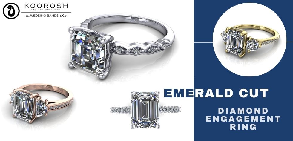 Emerald Cut Diamond Engagement Ring