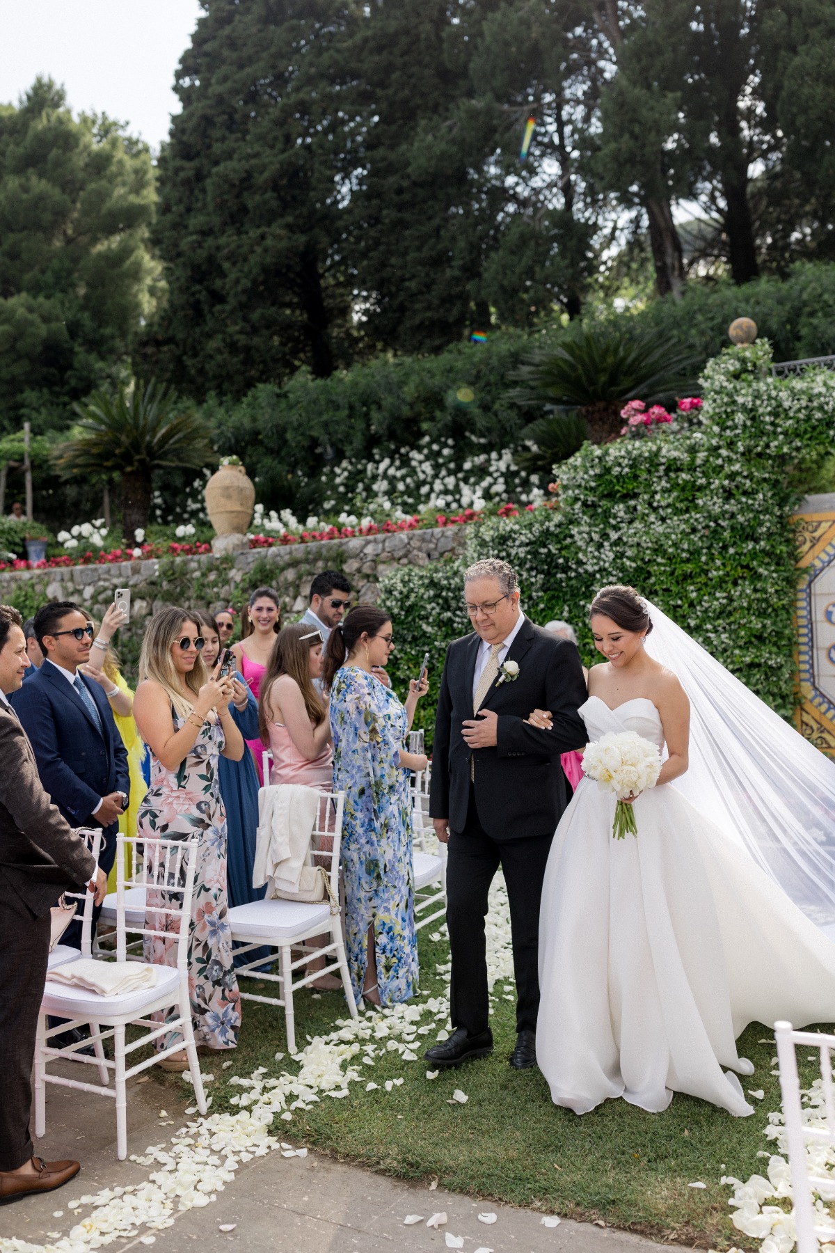 intimate Italian wedding ceremony