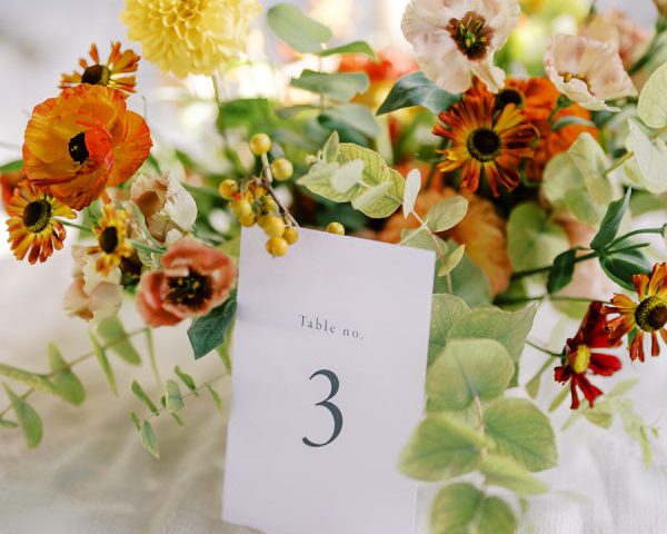 A Modern Fall Wedding That Embraced the Beauty of the Fall Foliage