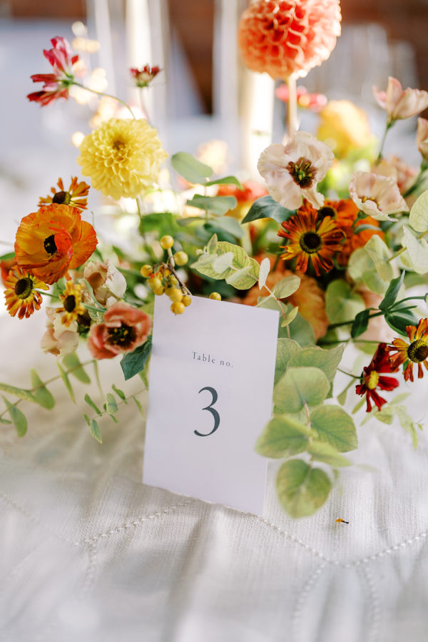 A Modern Fall Wedding That Embraced the Beauty of the Fall Foliage