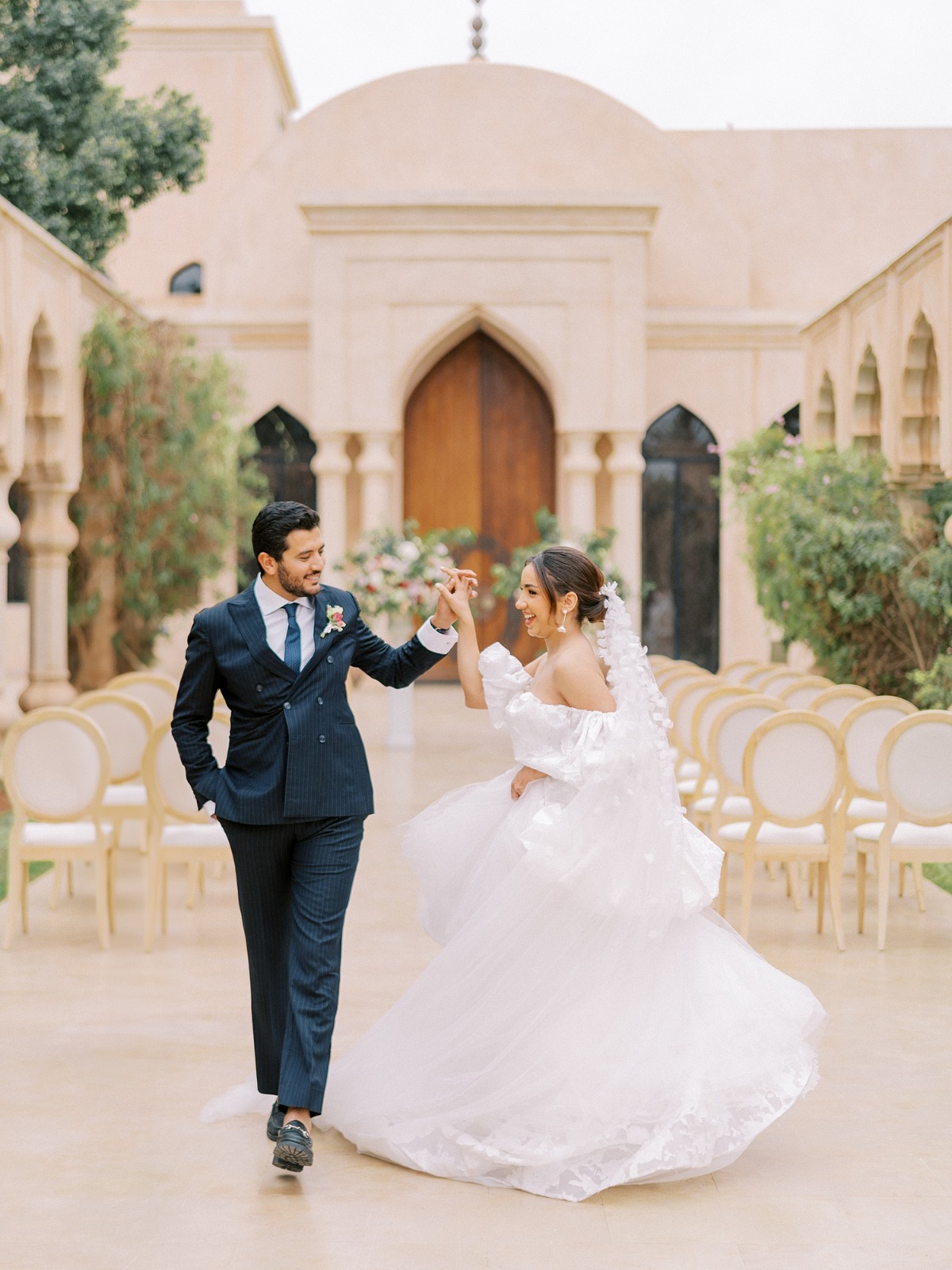 textured wedding veil