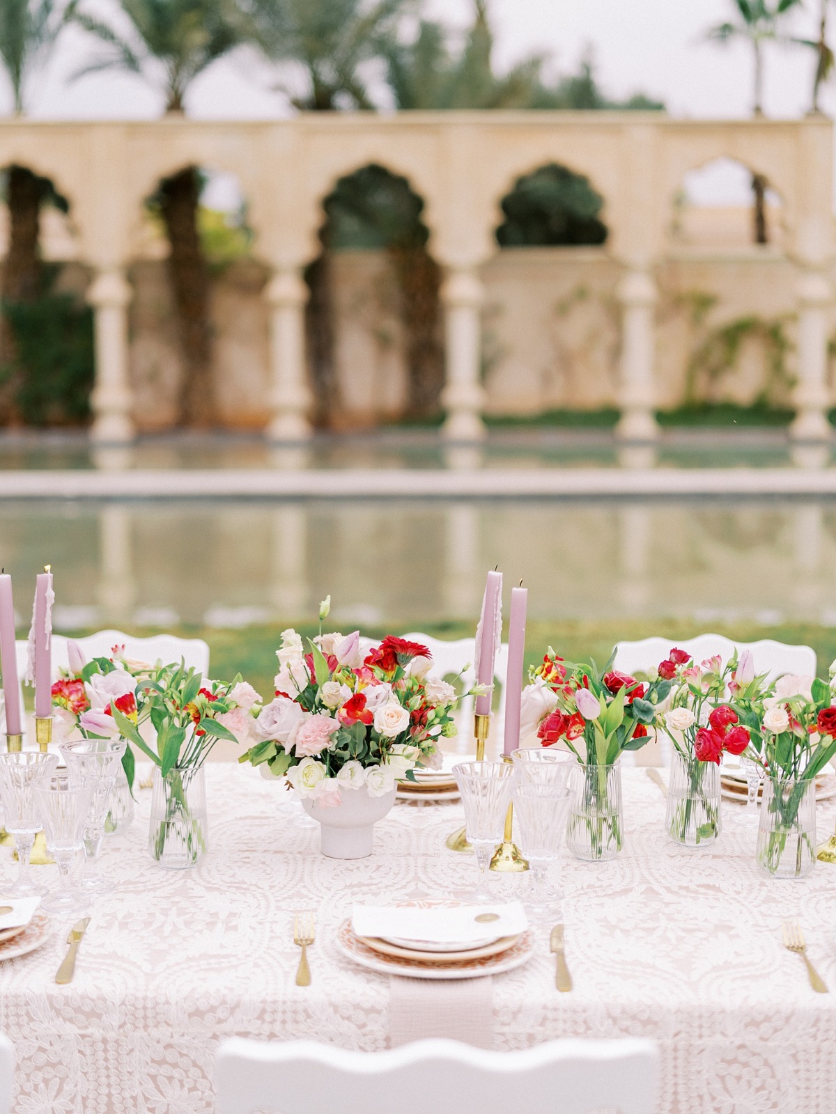 drippy candles for centerpieces