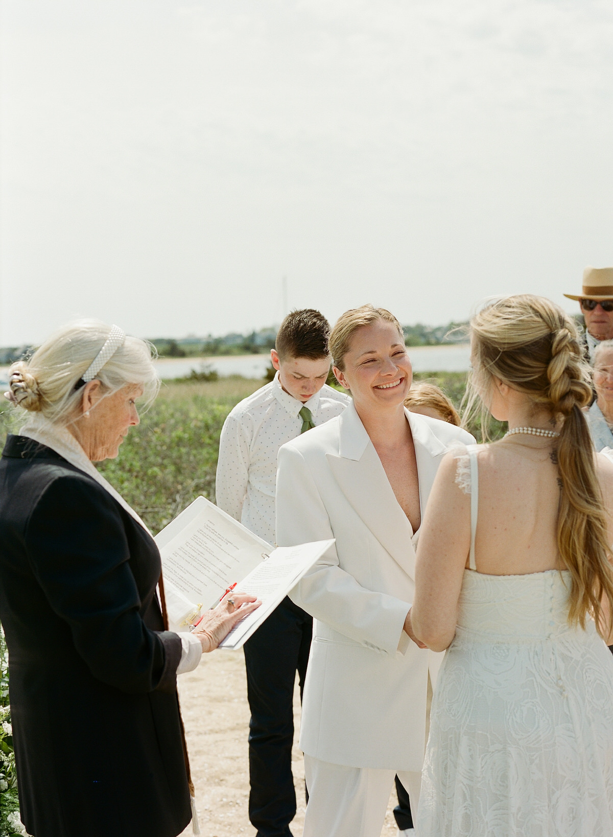 Beach wedding Two brides