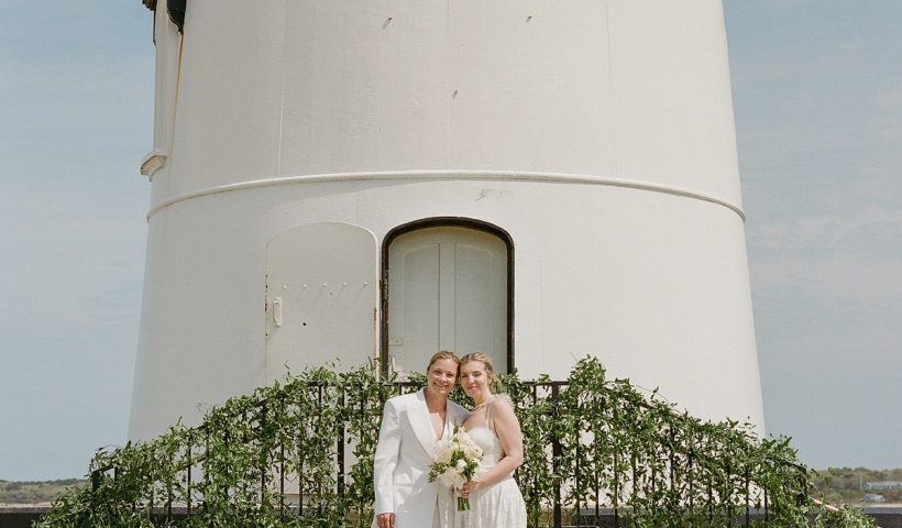 Effortless Beach Wedding for Two Brides