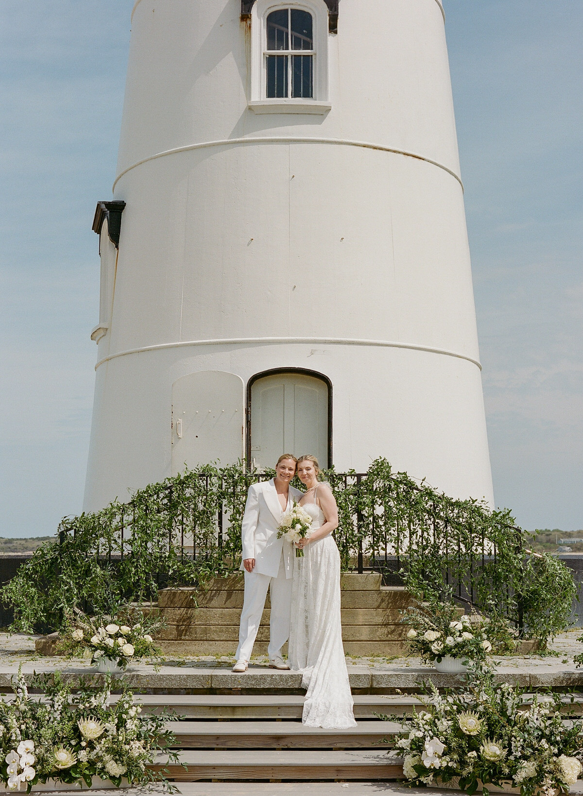 Effortless Beach Wedding for Two Brides