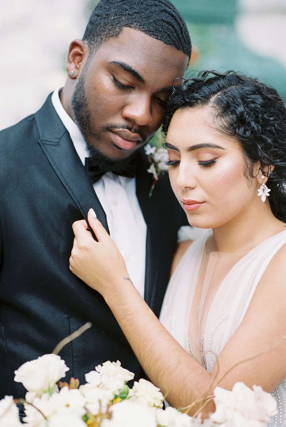 Fine Art Elopement Peach Blooms