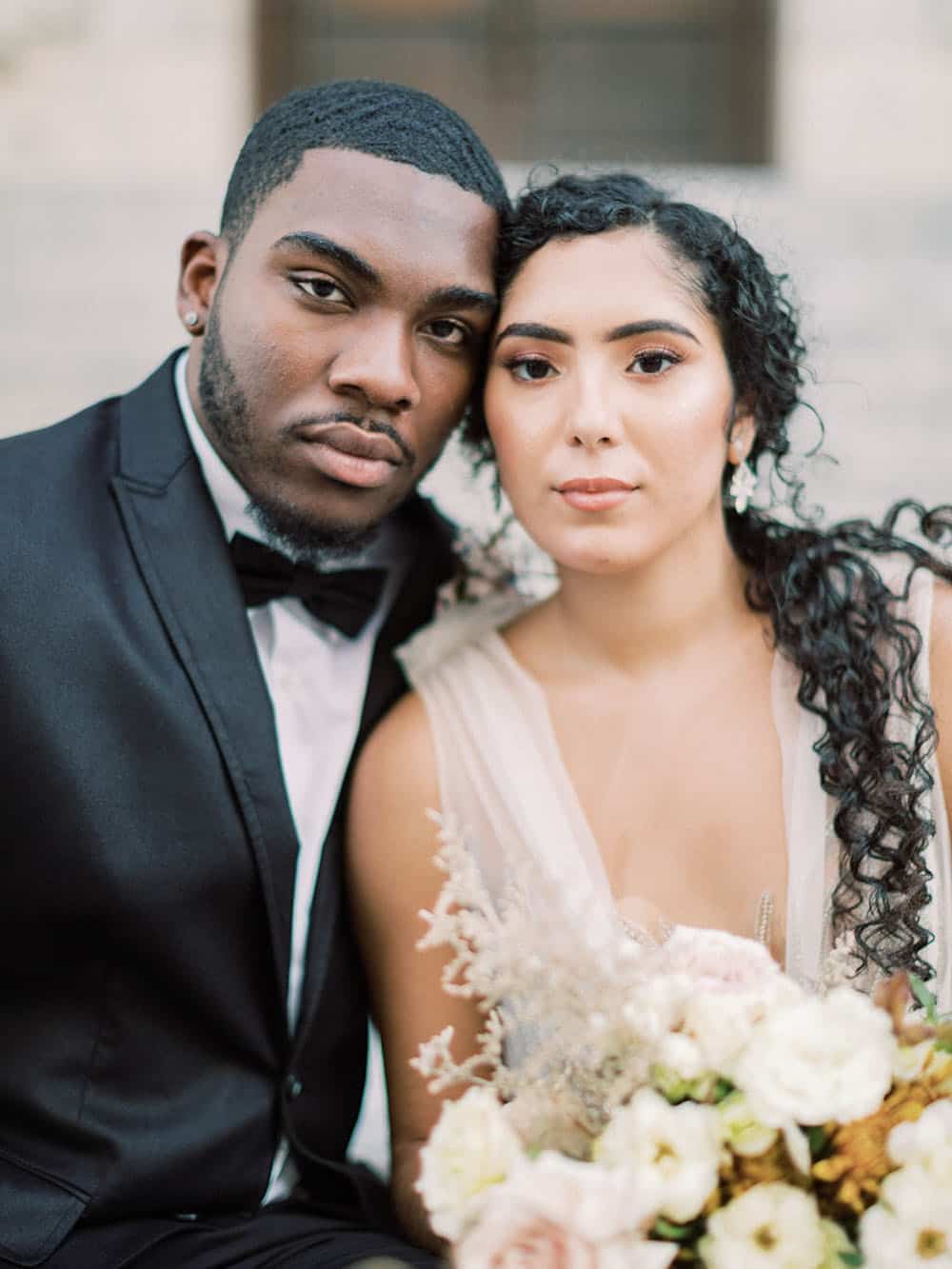 Fine Art Elopement Peach Blooms