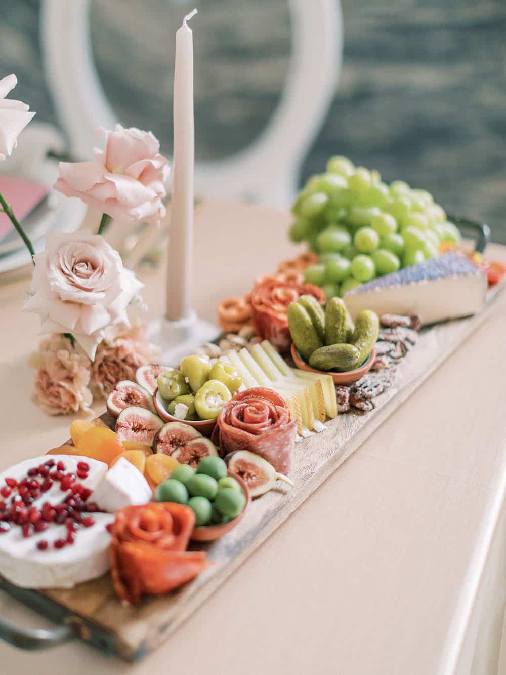 Fine Art Elopement Peach Blooms