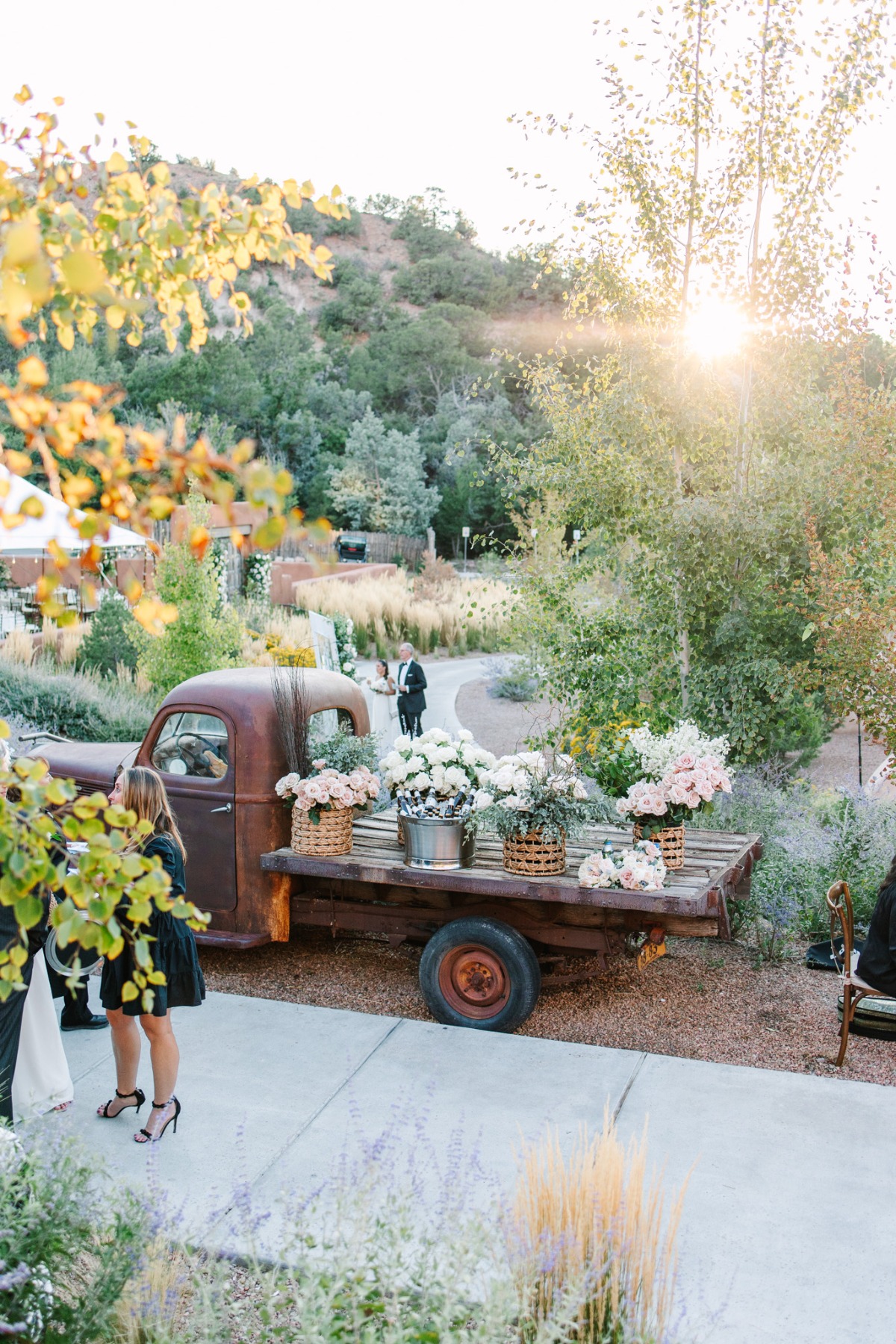 outdoor wedding decor details