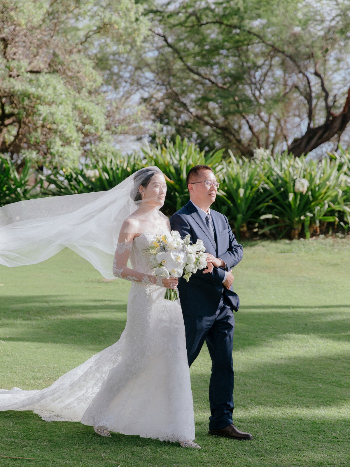 blue father of the bride suit