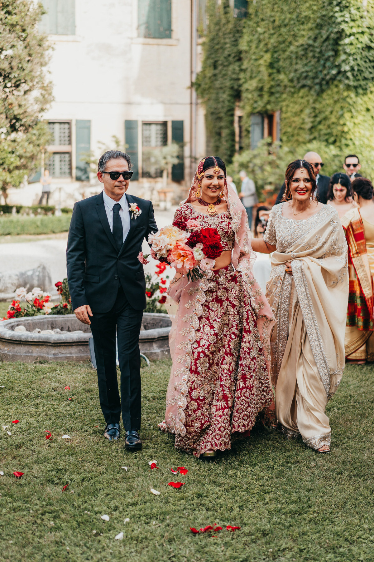 Destination wedding for fusion Indian wedding