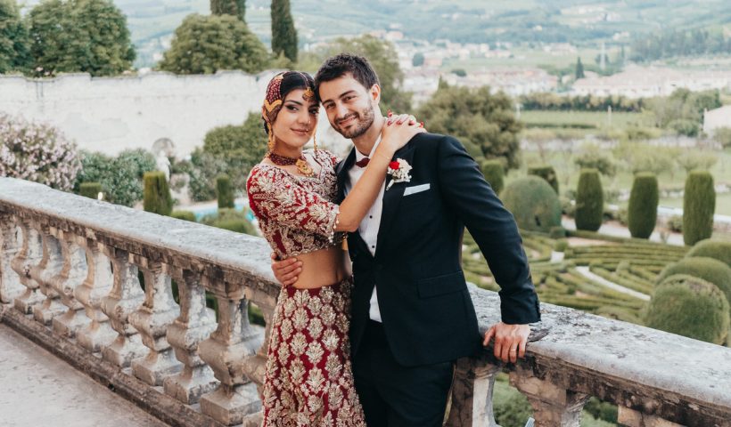 This Majestic Multicultural Wedding at Villa Arvedi in Verona is the Chef's Kiss