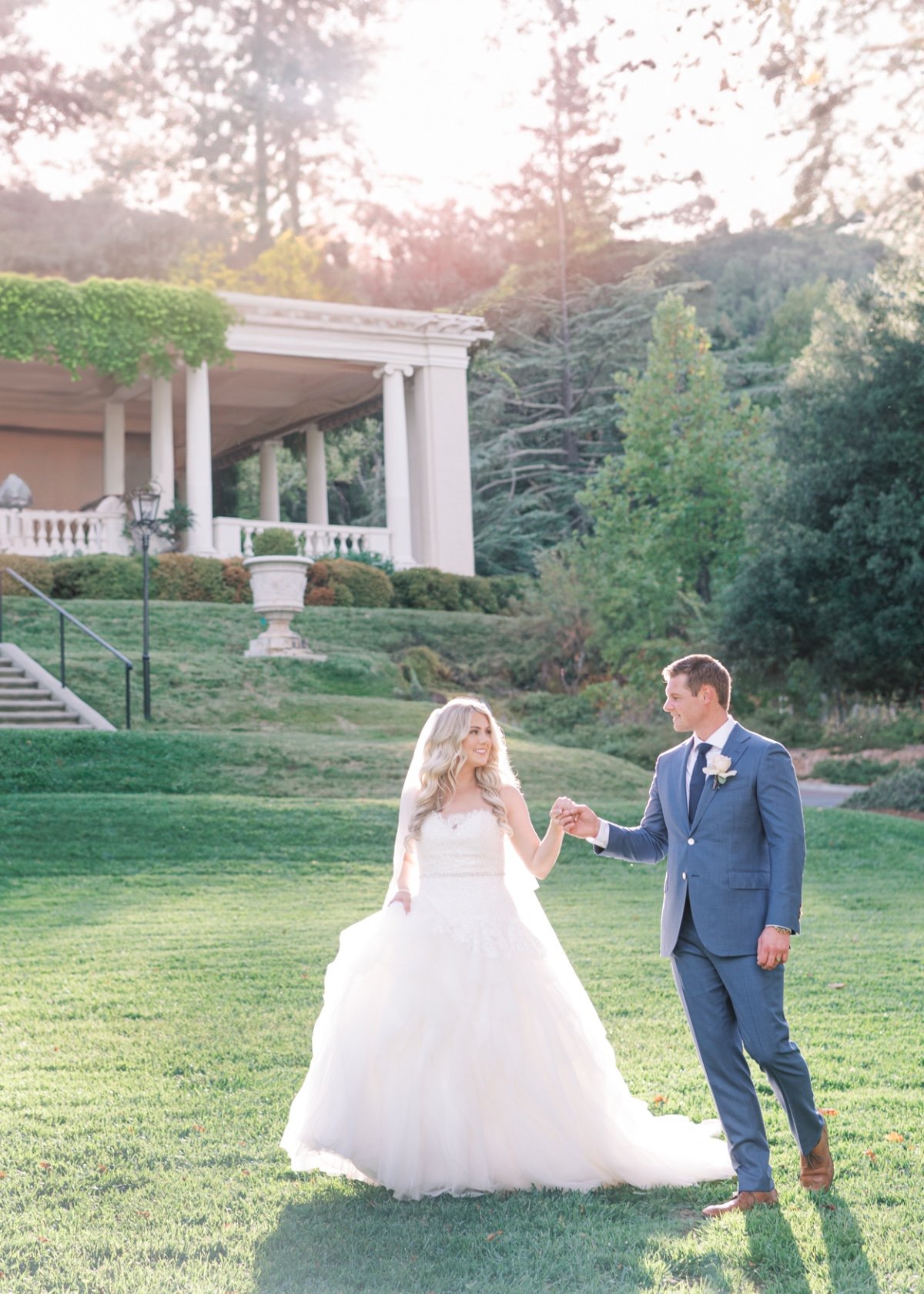 strapless wedding ballgown