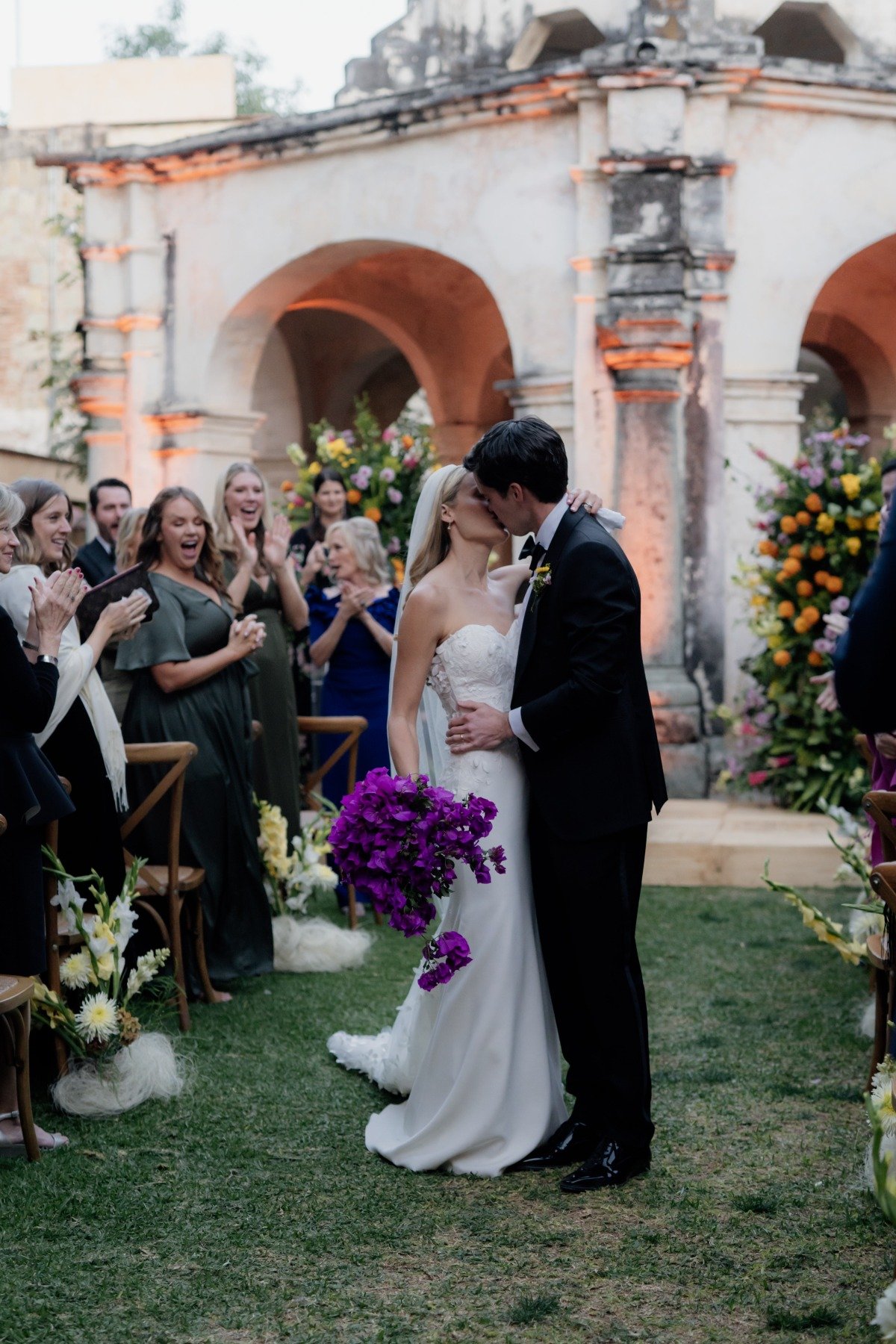 wooden ceremony chairs