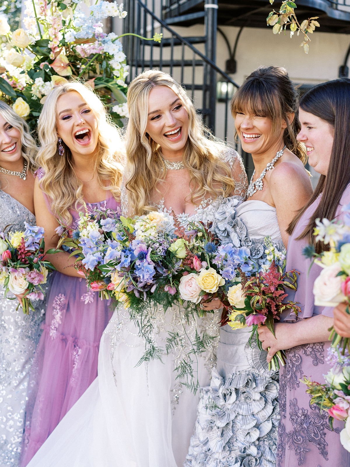 purple bridesmaid dresses