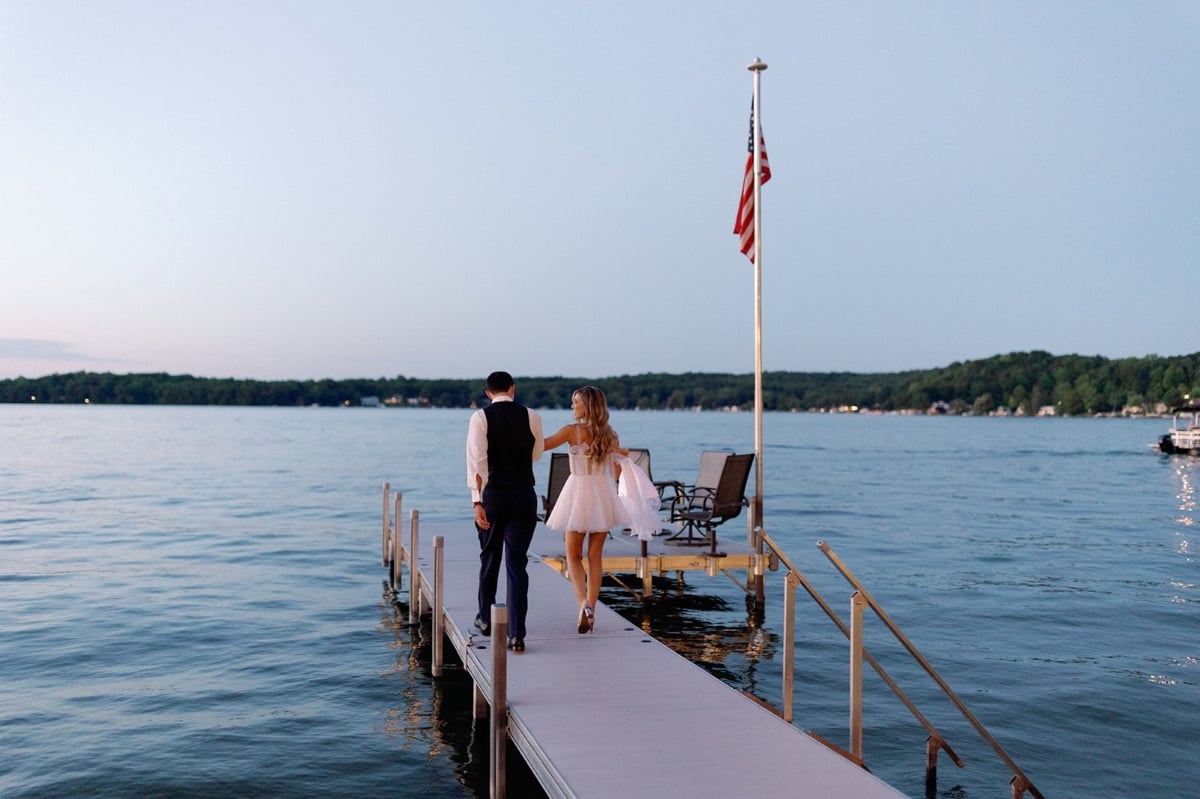 dockside wedding