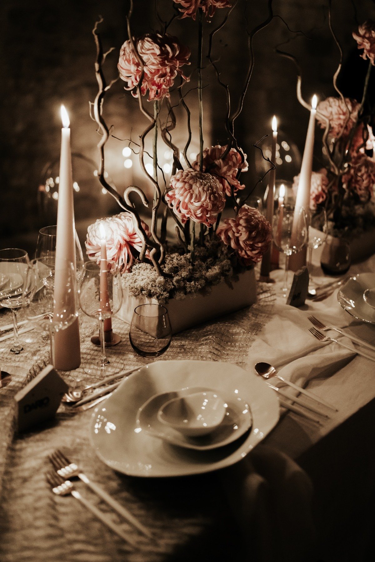 twisted branch centerpiece