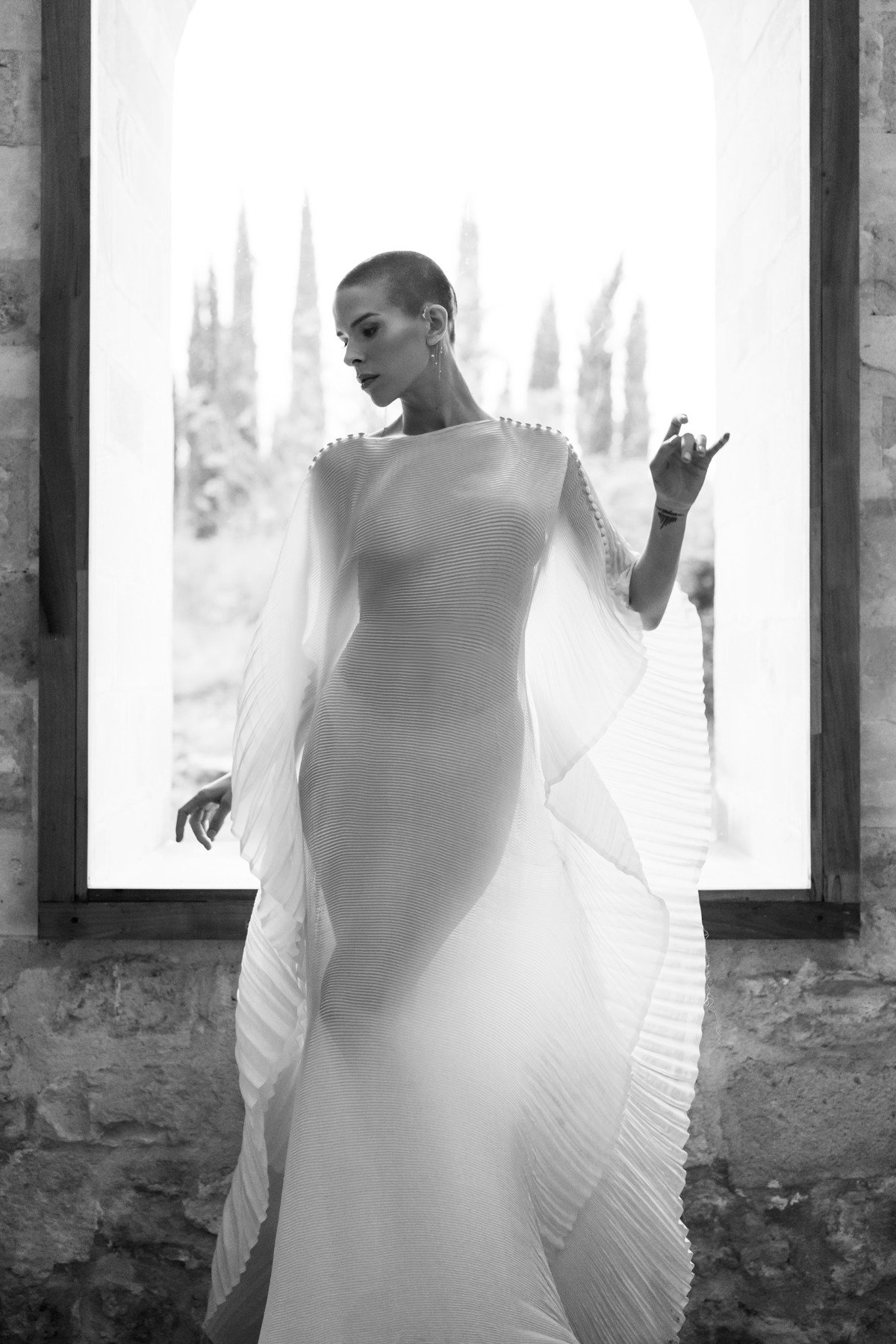 contemporary wedding dress