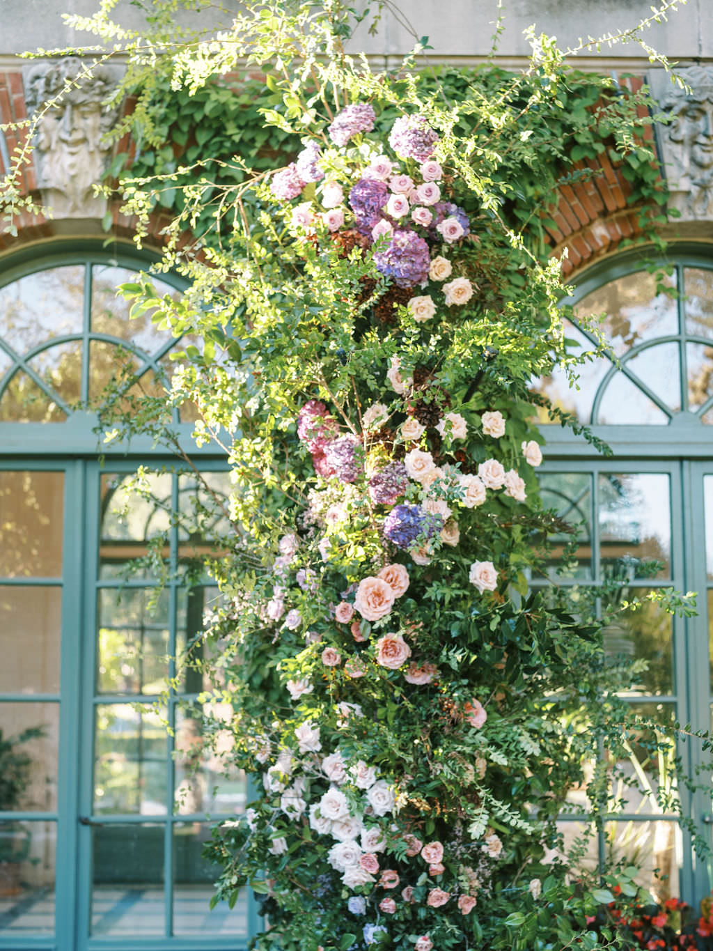 romantic secret garden wedding in California