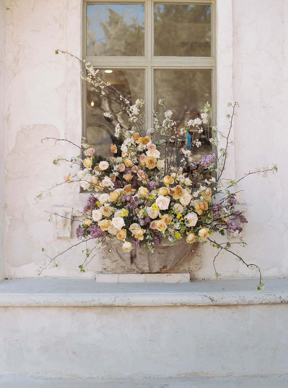 A Lilac Wedding Dress With A Hundred Layers of Tulle