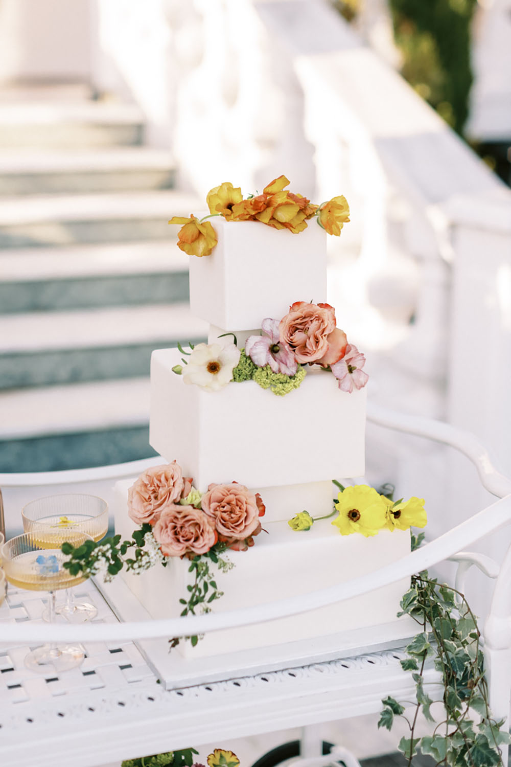 Decadent Greek Island Wedding Colors Summer Sunrise