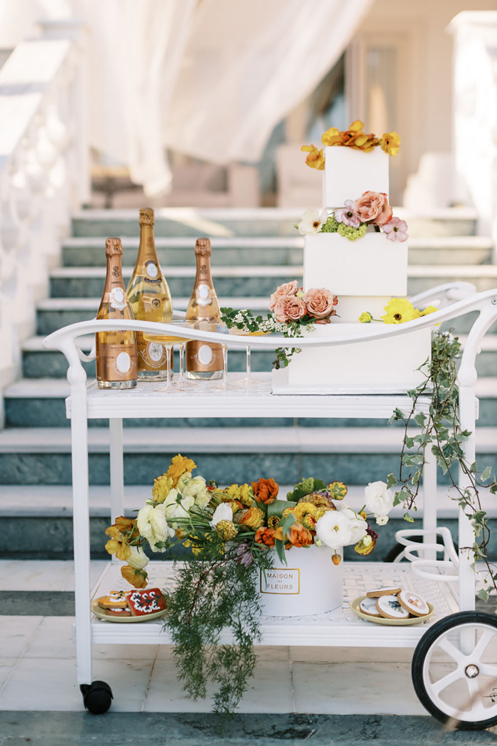 Decadent Greek Island Wedding Colors Summer Sunrise