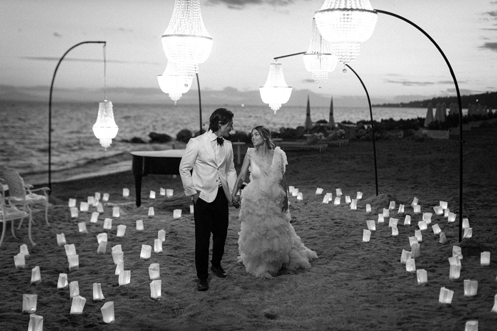 Decadent Greek Island Wedding Colors Summer Sunrise