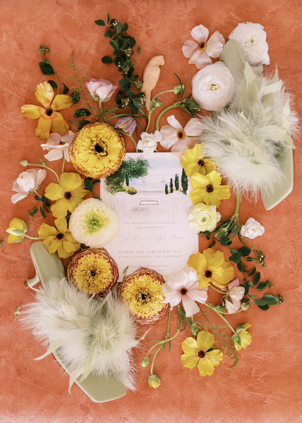 Decadent Greek Island Wedding Colors Summer Sunrise