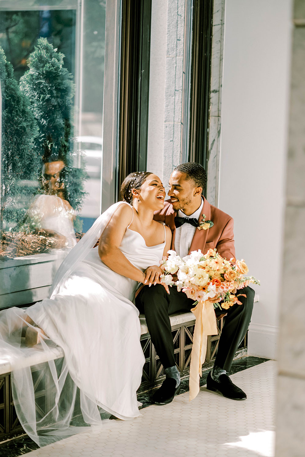 Art Nouveau Wedding Historic Bank