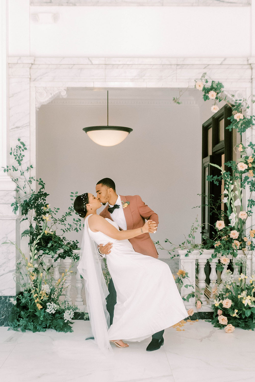 Art Nouveau Wedding Historic Bank