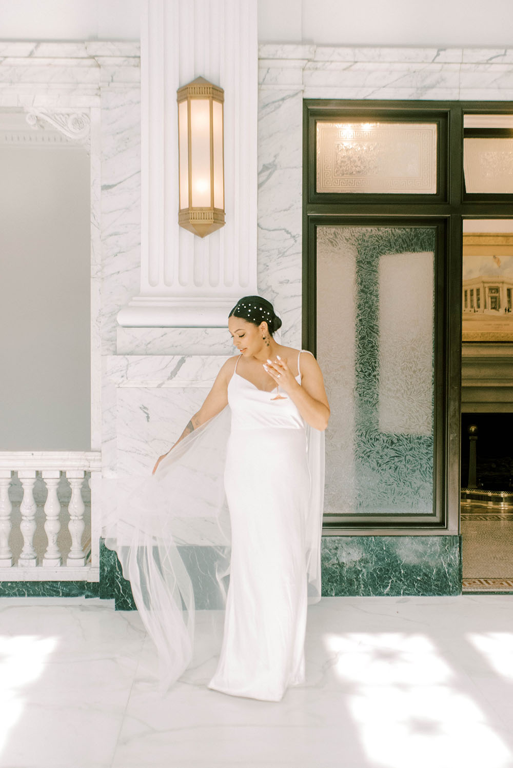 Art Nouveau Wedding Historic Bank