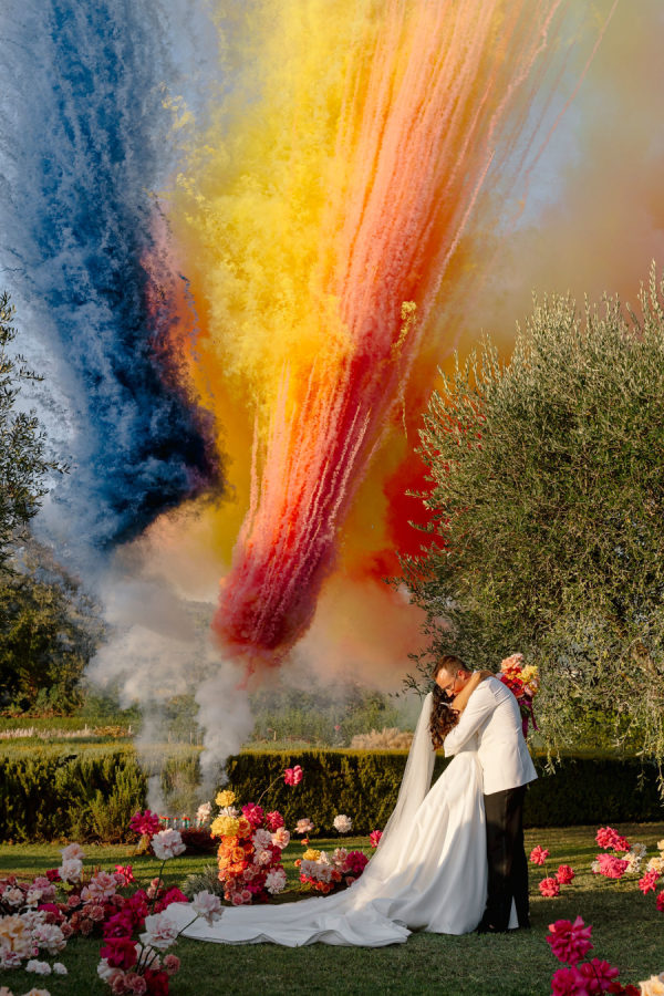 ‘Dolce Vita’ Inspired Wedding at Villa La Massa in Florence