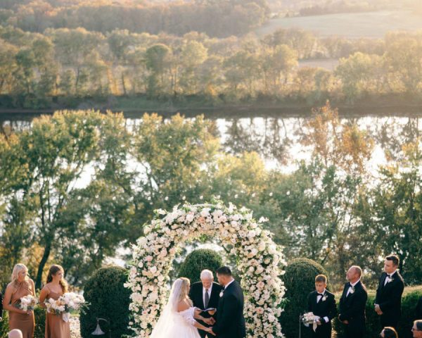 A Café Au Lait and Terracotta Wedding Palette at the Estate at River Run