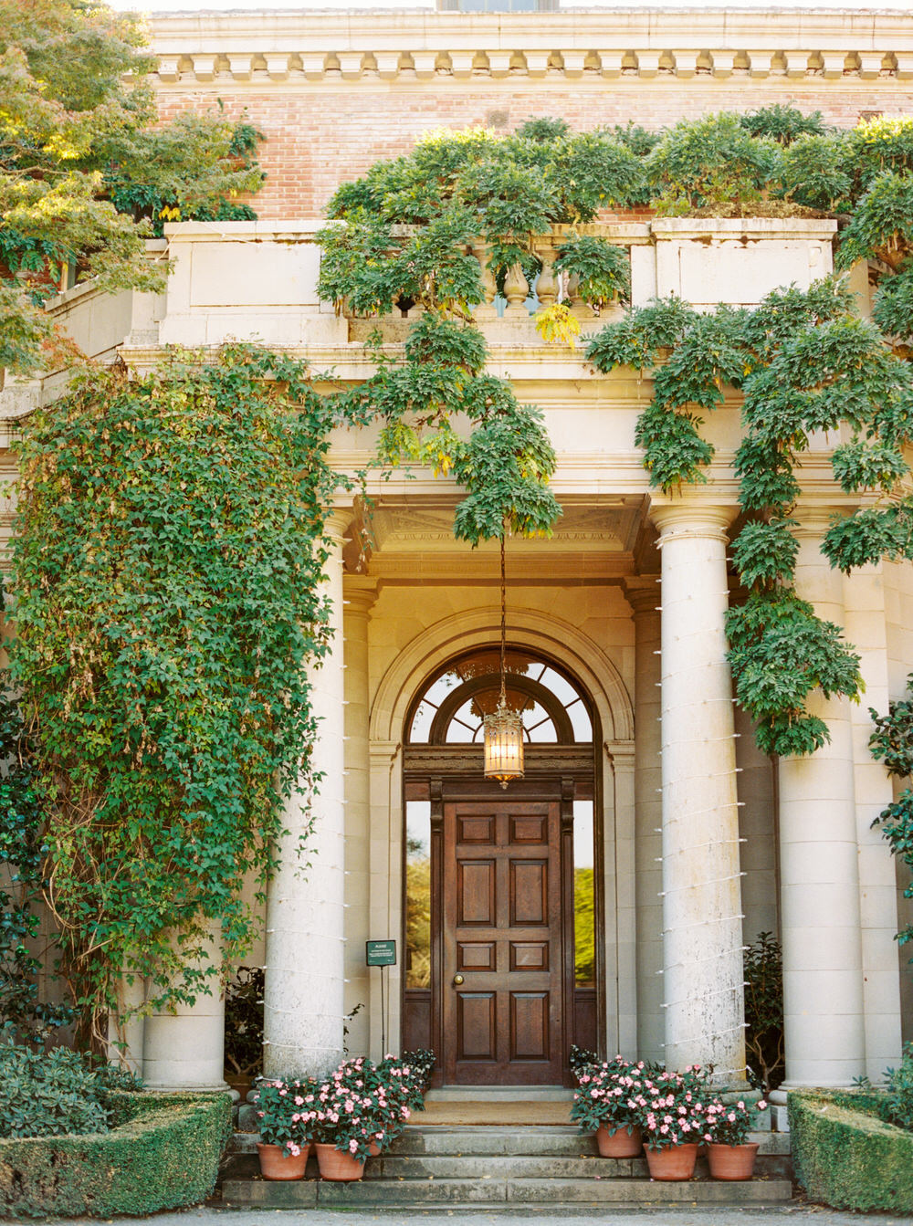 Tuscan inspired wedding venue in California