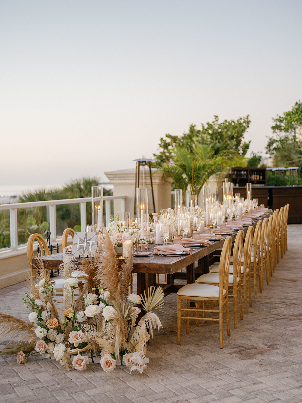 Neutral Beach Wedding Moroccan Star Decor