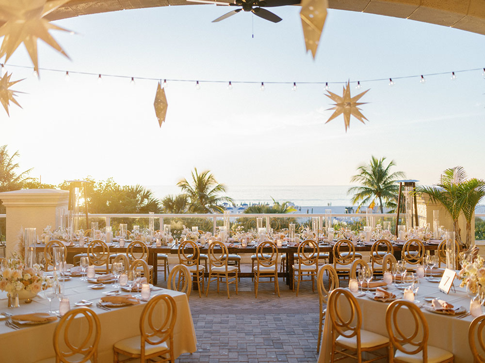 Neutral Beach Wedding Moroccan Star Decor