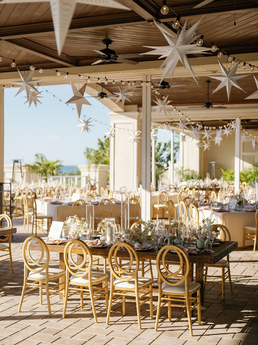 Neutral Beach Wedding Moroccan Star Decor