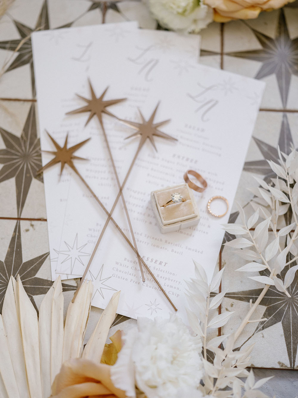 Neutral Beach Wedding Moroccan Star Decor