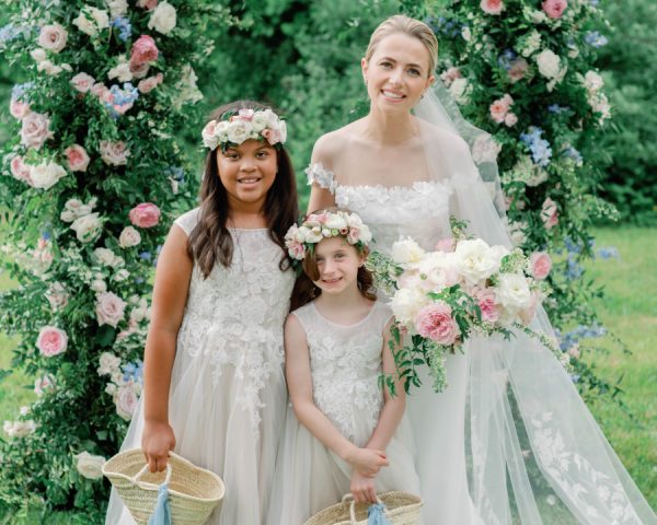 Rose Garden and Chinoiserie-Inspired Private Estate Wedding in Virginia