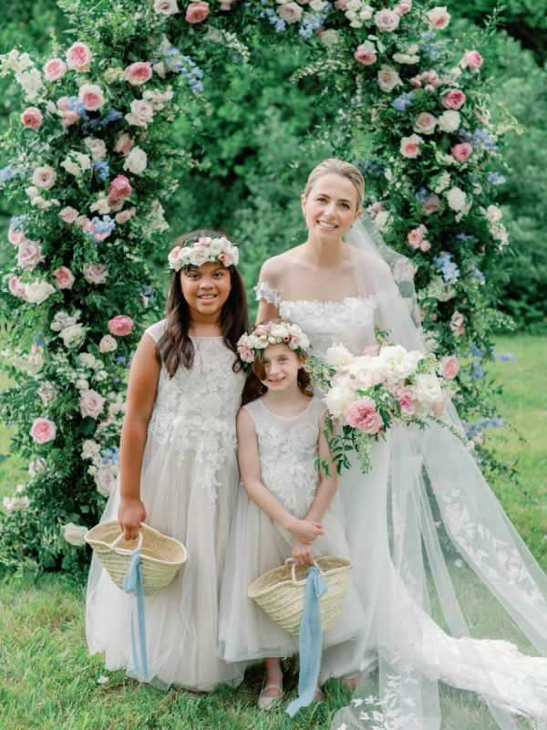 Rose Garden and Chinoiserie-Inspired Private Estate Wedding in Virginia