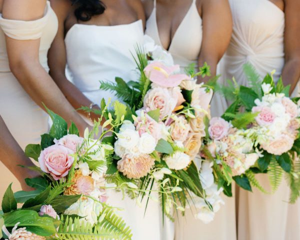 A Modern Tropical Wedding at Oxon Hill Manor